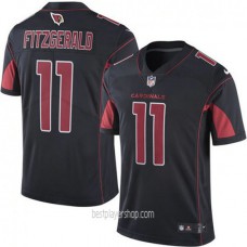 Larry Fitzgerald Arizona Cardinals Youth Authentic Color Rush Black Jersey Bestplayer